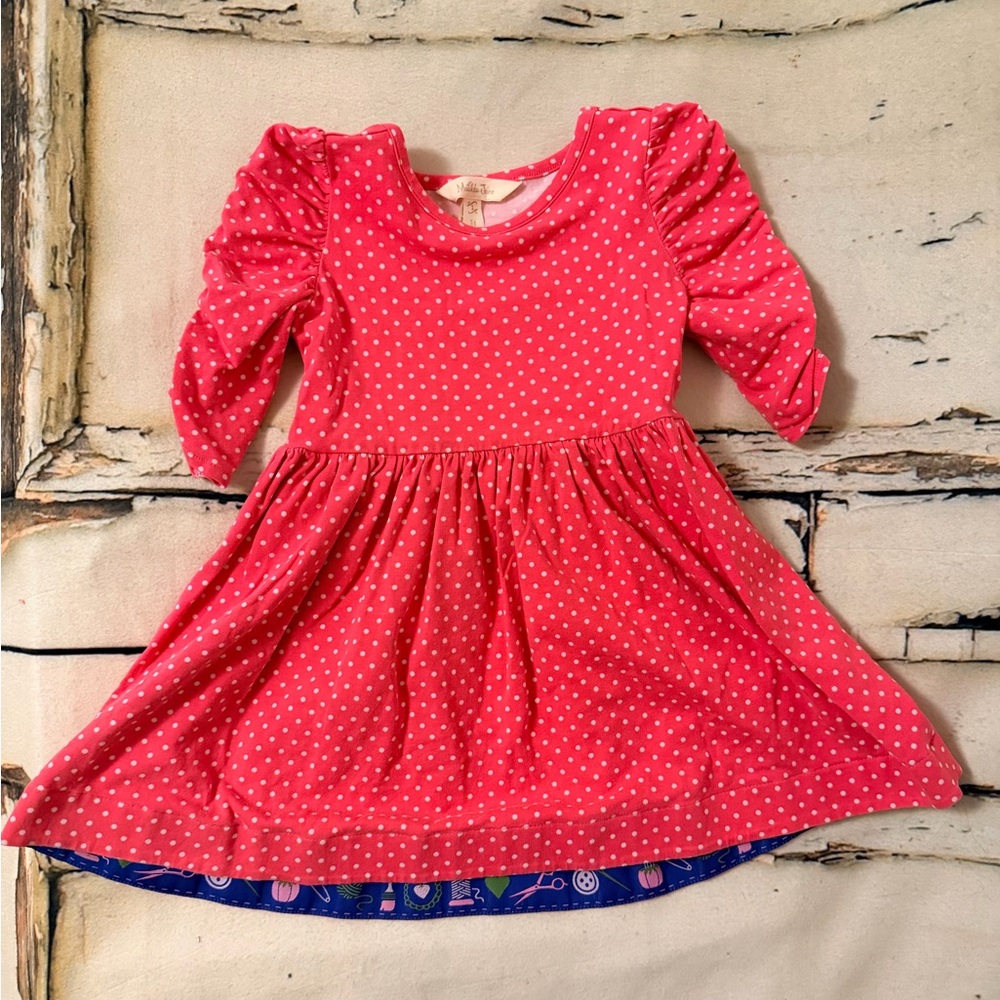 Matilda Jane Pink Polka Dot Dress
